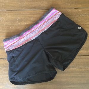 Size 2 Lululemon running shorts!
